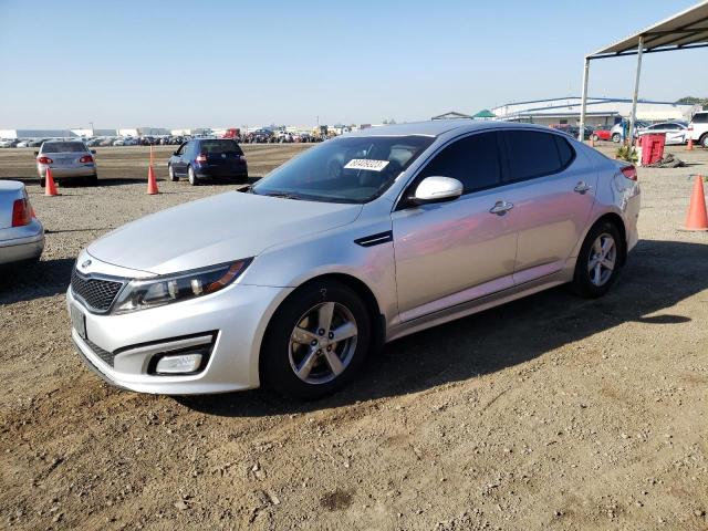 KNAGM4A72E5522657 - 2014 KIA OPTIMA LX SILVER photo 1