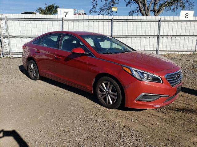 5NPE24AFXHH530100 - 2017 HYUNDAI SONATA SE RED photo 4