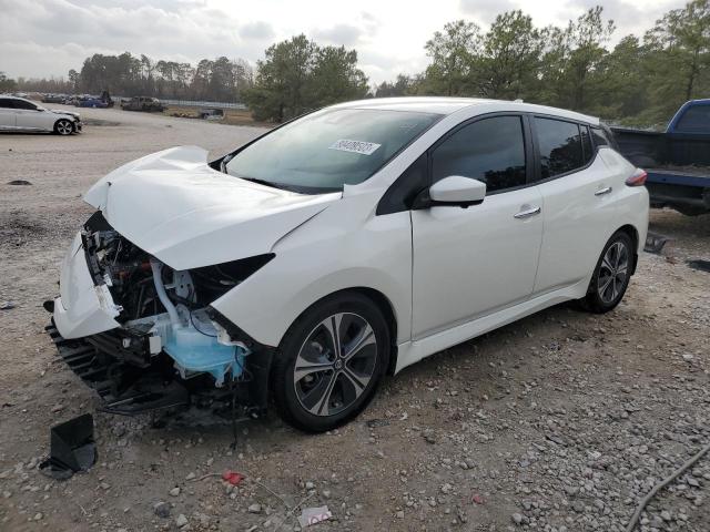 1N4AZ1CV1MC551250 - 2021 NISSAN LEAF SV WHITE photo 1