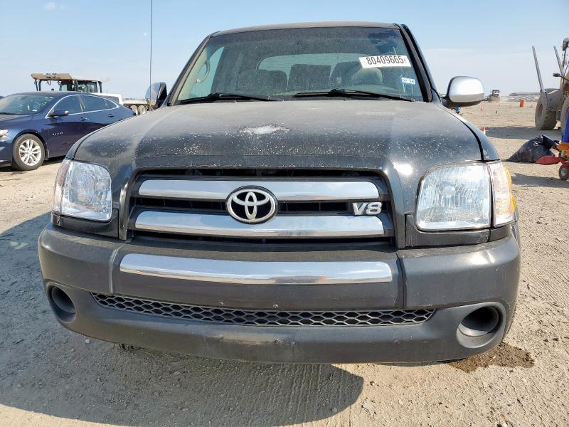 5TBET34124S441626 - 2004 TOYOTA TUNDRA DOUBLE CAB SR5 BLACK photo 5