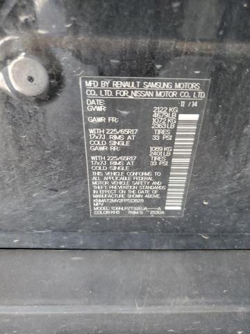 KNMAT2MV2FP513828 - 2015 NISSAN ROGUE S 黑色 照片 13