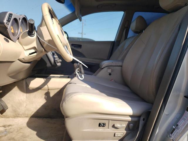 JN8AZ08T44W217597 - 2004 NISSAN MURANO SL SILVER photo 7