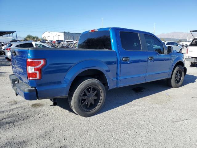1FTEW1CP9JKD08809 - 2018 FORD F150 SUPERCREW BLUE photo 3