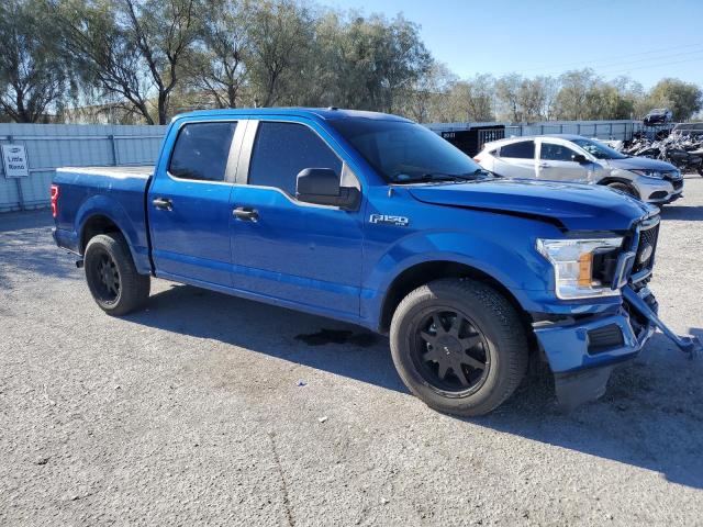 1FTEW1CP9JKD08809 - 2018 FORD F150 SUPERCREW BLUE photo 4