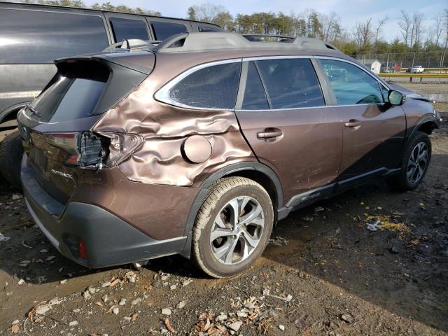 4S4BTANC4L3119502 - 2020 SUBARU OUTBACK LIMITED BROWN photo 3