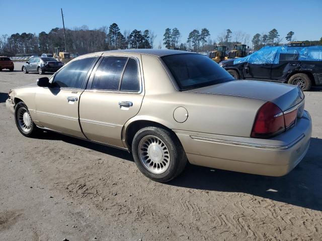 2MEFM75W9YX698527 - 2000 MERCURY GRAND MARQ LS GOLD photo 2