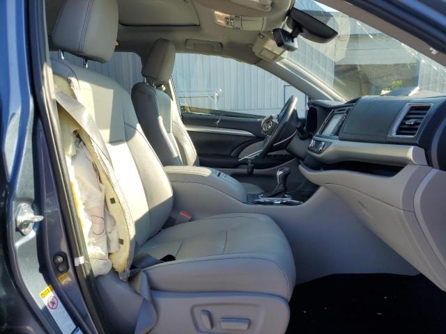 5TDJZRFH1KS947026 - 2019 TOYOTA HIGHLANDER SE BLUE photo 7