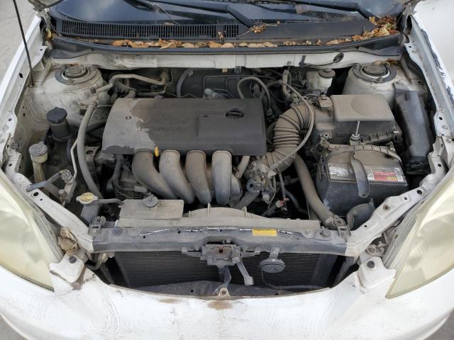 2T1KR32E73C138282 - 2003 TOYOTA COROLLA MA XR WHITE photo 11