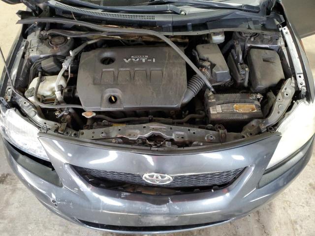 JTDBL40E29J043667 - 2009 TOYOTA COROLLA BASE Сірий фото 11