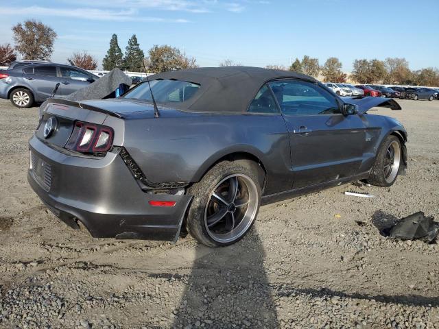 1ZVBP8FF2E5278677 - 2014 FORD MUSTANG GT GRAY photo 3