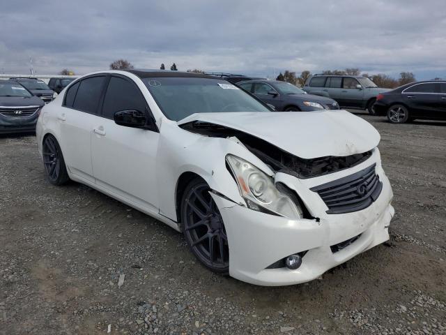 JN1CV6AP5DM719811 - 2013 INFINITI G37 BASE WHITE photo 4