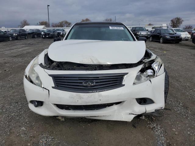 JN1CV6AP5DM719811 - 2013 INFINITI G37 BASE WHITE photo 5