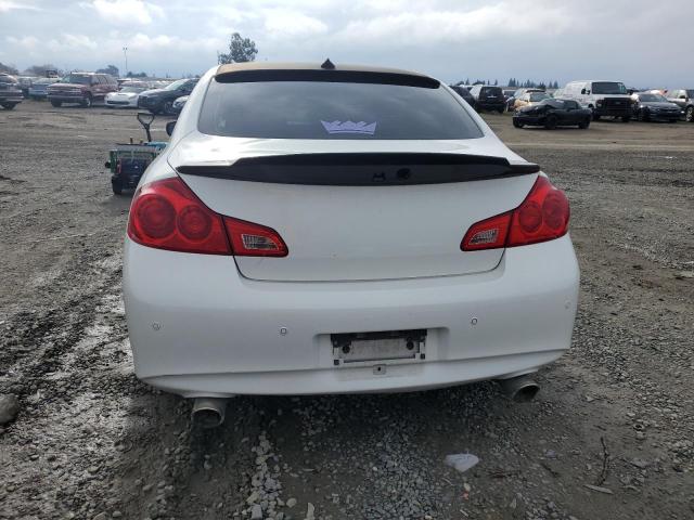 JN1CV6AP5DM719811 - 2013 INFINITI G37 BASE WHITE photo 6