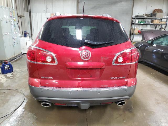 5GAKRCED0CJ404122 - 2012 BUICK ENCLAVE RED photo 6