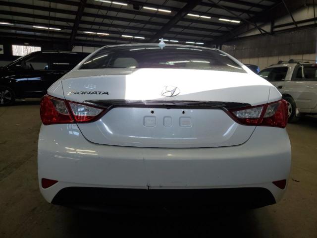 5NPEB4AC6EH882169 - 2014 HYUNDAI SONATA GLS WHITE photo 6