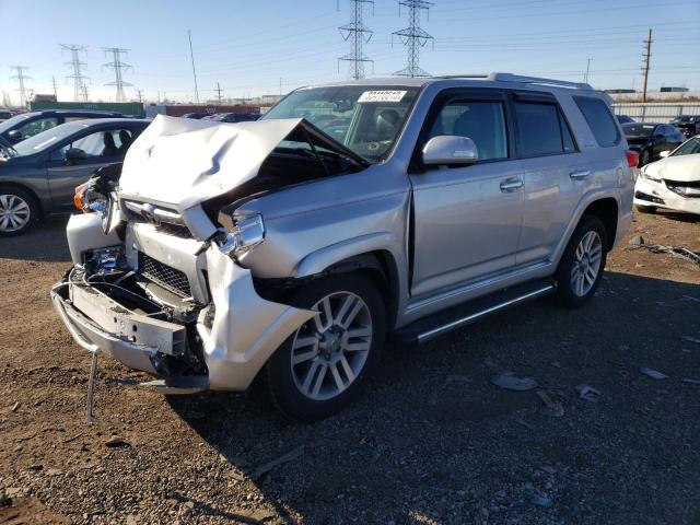 JTEBU5JR4B5051929 - 2011 TOYOTA 4RUNNER SR5 SILVER photo 1