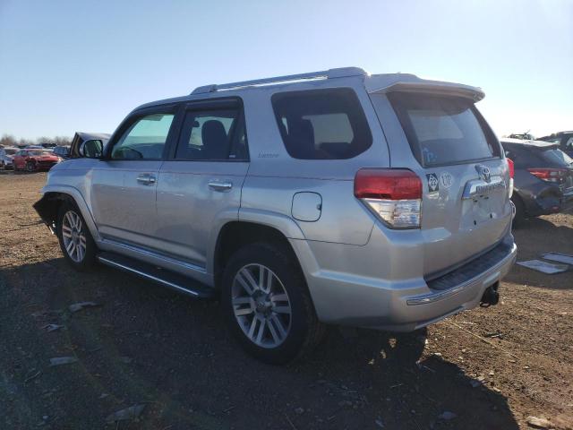 JTEBU5JR4B5051929 - 2011 TOYOTA 4RUNNER SR5 SILVER photo 2