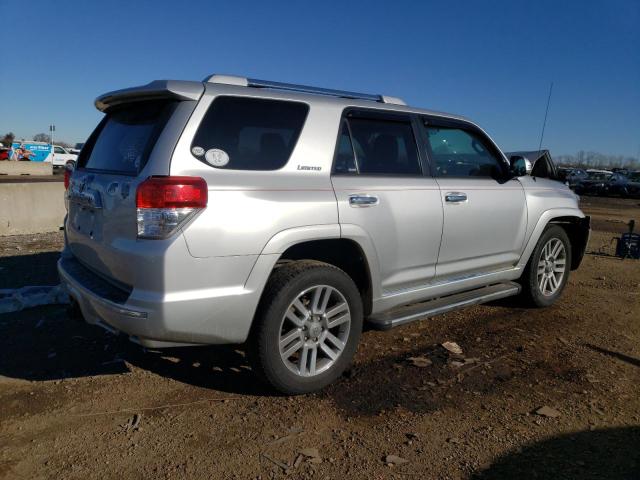 JTEBU5JR4B5051929 - 2011 TOYOTA 4RUNNER SR5 SILVER photo 3