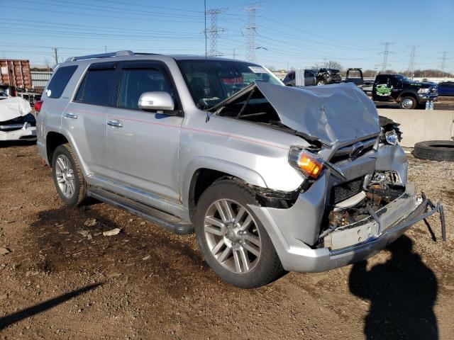 JTEBU5JR4B5051929 - 2011 TOYOTA 4RUNNER SR5 SILVER photo 4