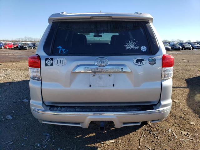 JTEBU5JR4B5051929 - 2011 TOYOTA 4RUNNER SR5 SILVER photo 6