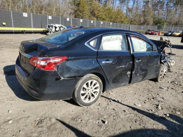 3N1AB7AP7KY337991 - 2019 NISSAN SENTRA S BLACK photo 3