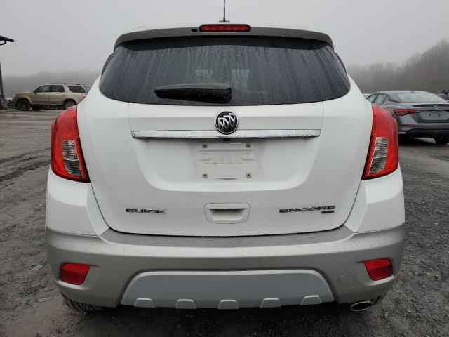 KL4CJGSB2FB267634 - 2015 BUICK ENCORE WHITE photo 6