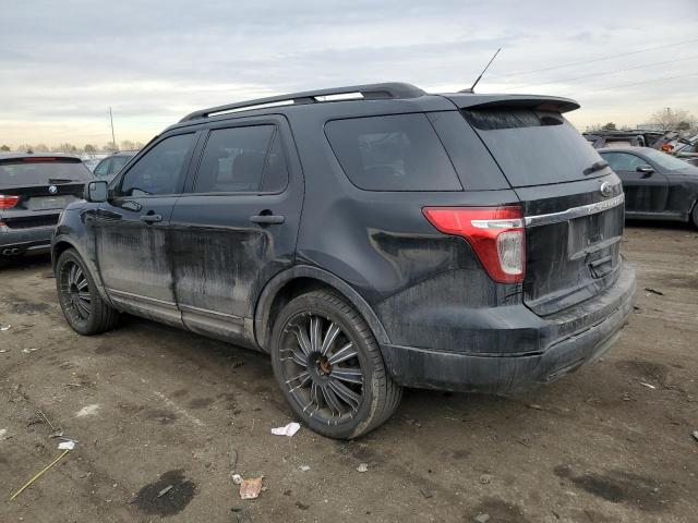 1FM5K8B88EGB59683 - 2014 FORD EXPLORER BLACK photo 2