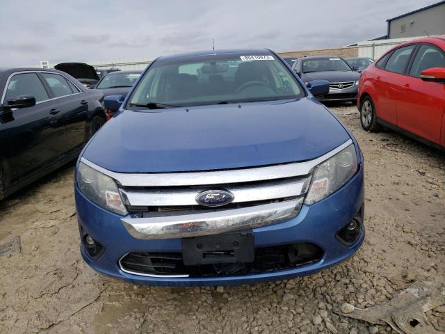 3FAHP0HA1AR115645 - 2010 FORD FUSION SE BLUE photo 5