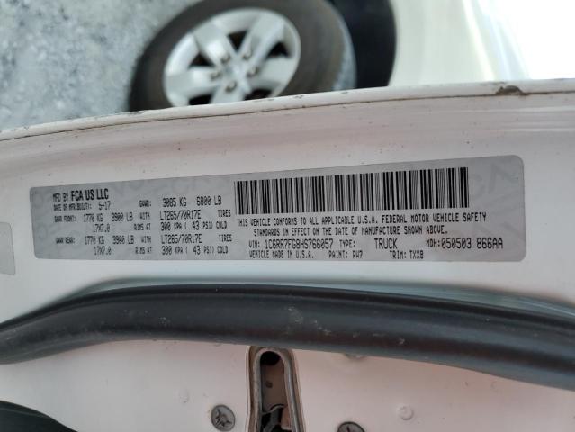 1C6RR7FG8HS766057 - 2017 RAM 1500 ST WHITE photo 13