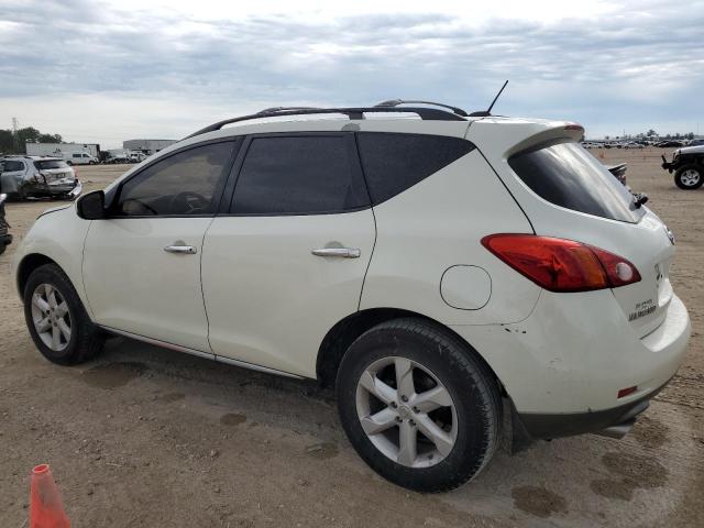 JN8AZ18U79W001748 - 2009 NISSAN MURANO S WHITE photo 2