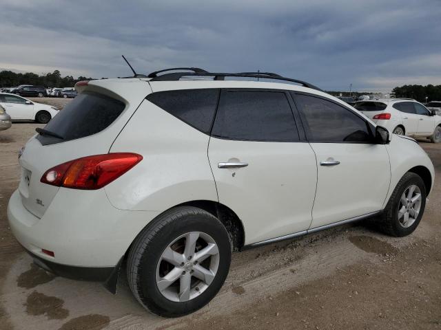 JN8AZ18U79W001748 - 2009 NISSAN MURANO S WHITE photo 3