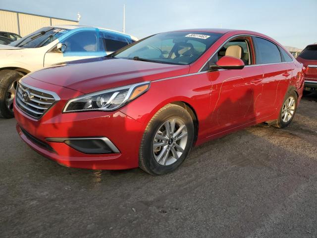 5NPE24AF9HH594807 - 2017 HYUNDAI SONATA SE RED photo 1