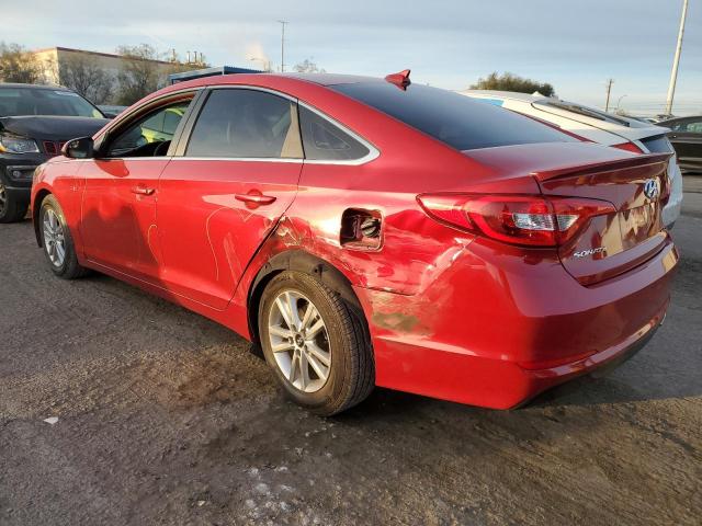 5NPE24AF9HH594807 - 2017 HYUNDAI SONATA SE RED photo 2