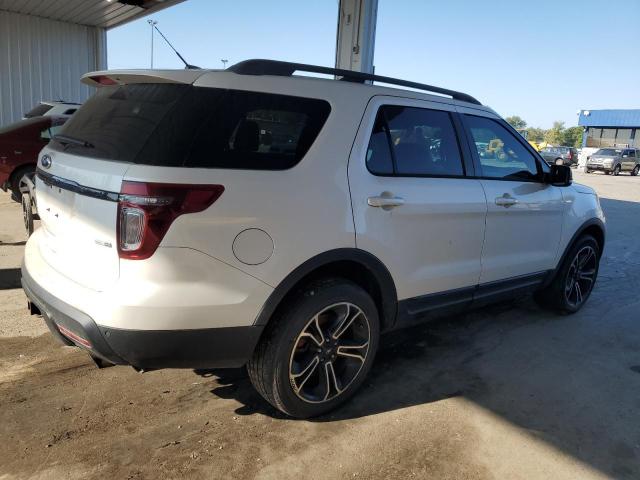 1FM5K8GT9FGC18433 - 2015 FORD EXPLORER SPORT WHITE photo 3