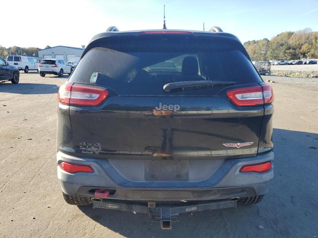 1C4PJMBS0EW191313 - 2014 JEEP CHEROKEE TRAILHAWK BLACK photo 6