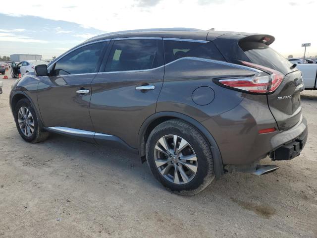 5N1AZ2MG6FN268992 - 2015 NISSAN MURANO S GRAY photo 2