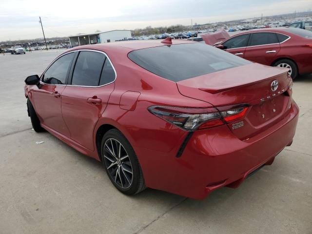 4T1G11AK6PU115475 - 2023 TOYOTA CAMRY SE NIGHT SHADE RED photo 2