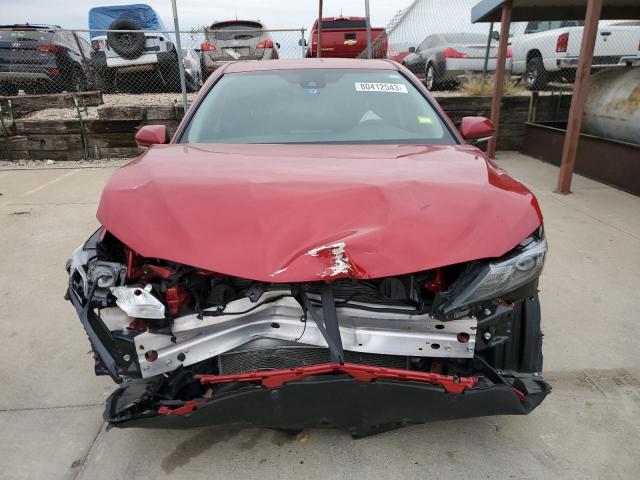 4T1G11AK6PU115475 - 2023 TOYOTA CAMRY SE NIGHT SHADE RED photo 5
