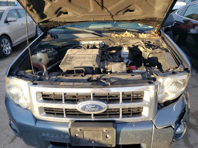 1FMCU9DGXCKA72700 - 2012 FORD ESCAPE XLT GRAY photo 11