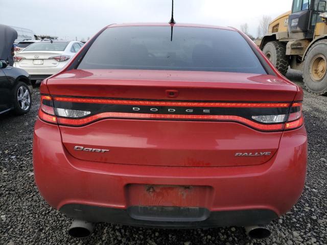 1C3CDFBBXGD541468 - 2016 DODGE DART SXT RED photo 6