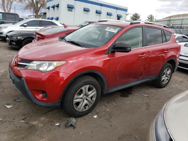 JTMZFREV2ED029904 - 2014 TOYOTA RAV4 LE RED photo 1