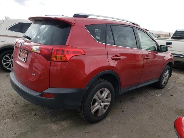 JTMZFREV2ED029904 - 2014 TOYOTA RAV4 LE RED photo 3