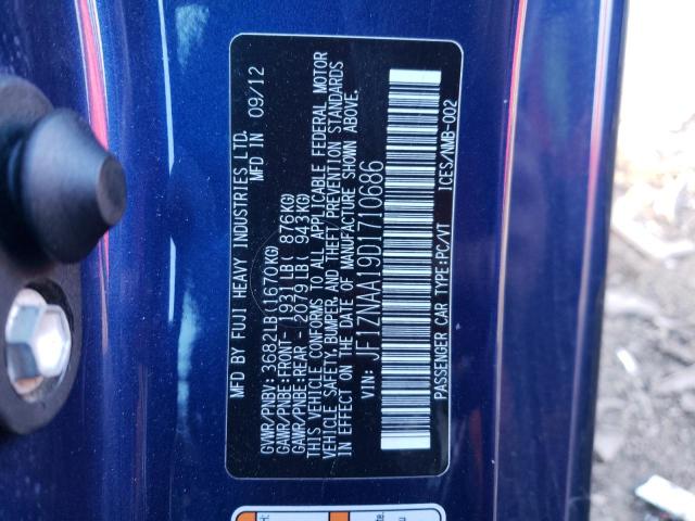 JF1ZNAA19D1710686 - 2013 TOYOTA SCION FR-S 黑色 照片 13