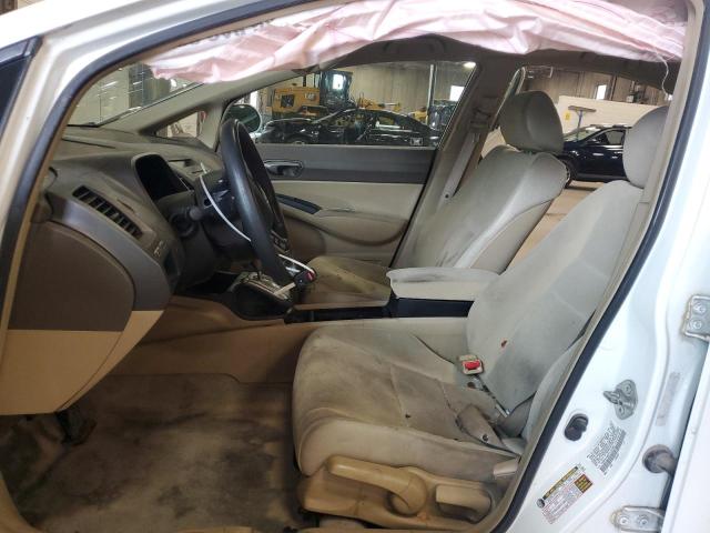 1HGFA16537L121907 - 2007 HONDA CIVIC LX WHITE photo 7
