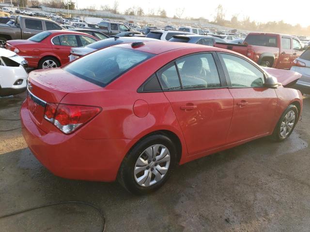 1G1PA5SH2F7272361 - 2015 CHEVROLET CRUZE LS RED photo 3