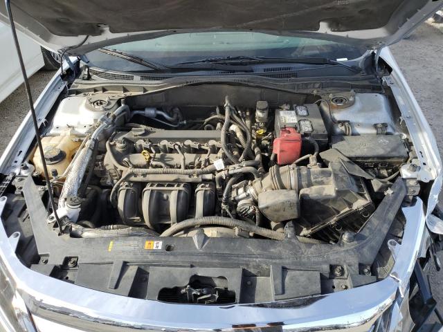 3FAHP0HA4CR219114 - 2012 FORD FUSION SE SILVER photo 11