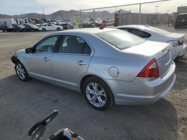 3FAHP0HA4CR219114 - 2012 FORD FUSION SE SILVER photo 2