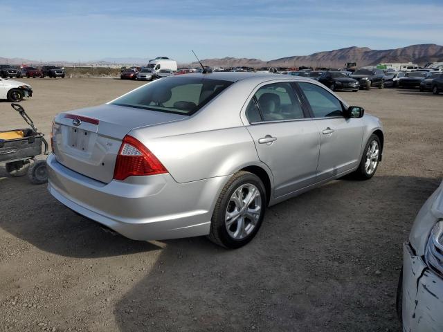 3FAHP0HA4CR219114 - 2012 FORD FUSION SE SILVER photo 3