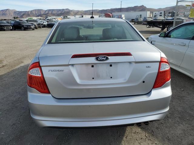 3FAHP0HA4CR219114 - 2012 FORD FUSION SE SILVER photo 6