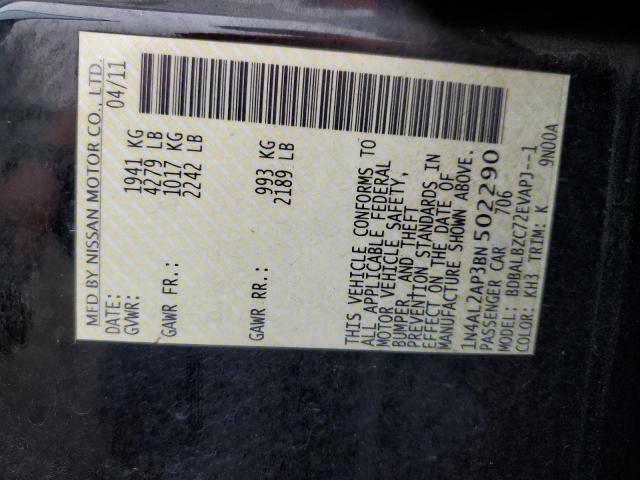 1N4AL2AP3BN502290 - 2011 NISSAN ALTIMA BASE Qara foto 12